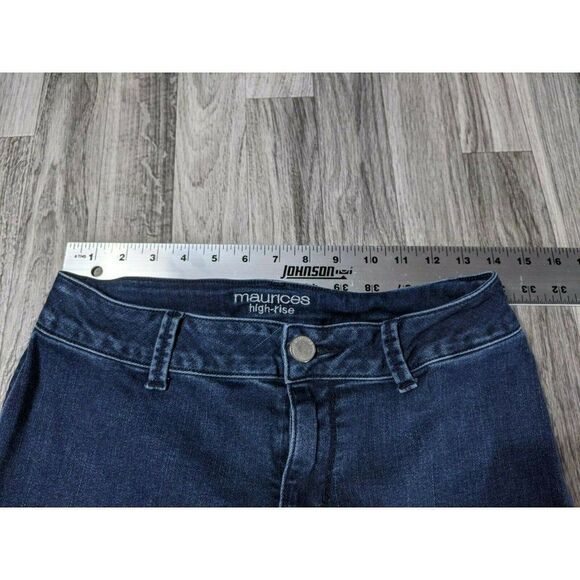 (3/$35) Maurices Womens Size Small Regular High Rise Stretchy Denim Blue Jeans - Picture 6 of 10